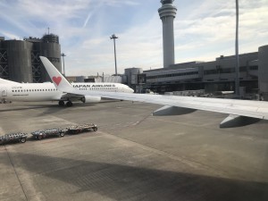 飛行機の羽